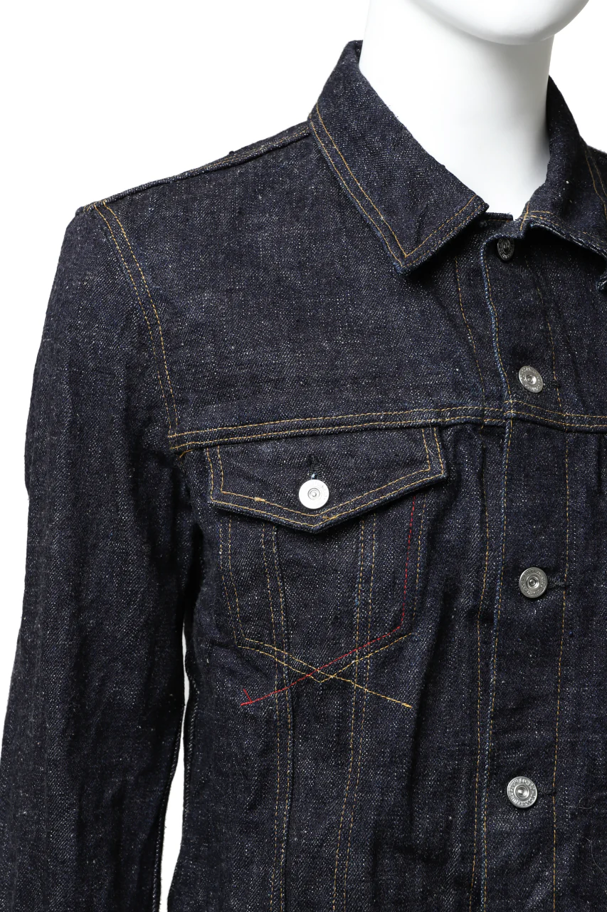 BACKLASH xx FULLCOUNT Collaboration JEAN JACKET / 15.5oz ZIMBABWE DENIM (INDIGO BLUE) - Image 8