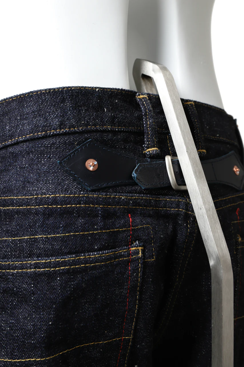 BACKLASH xx FULLCOUNT Collaboration STRAIGHT PANTS / 15.5oz ZIMBABWE DENIM (INDIGO BLUE) - Image 11