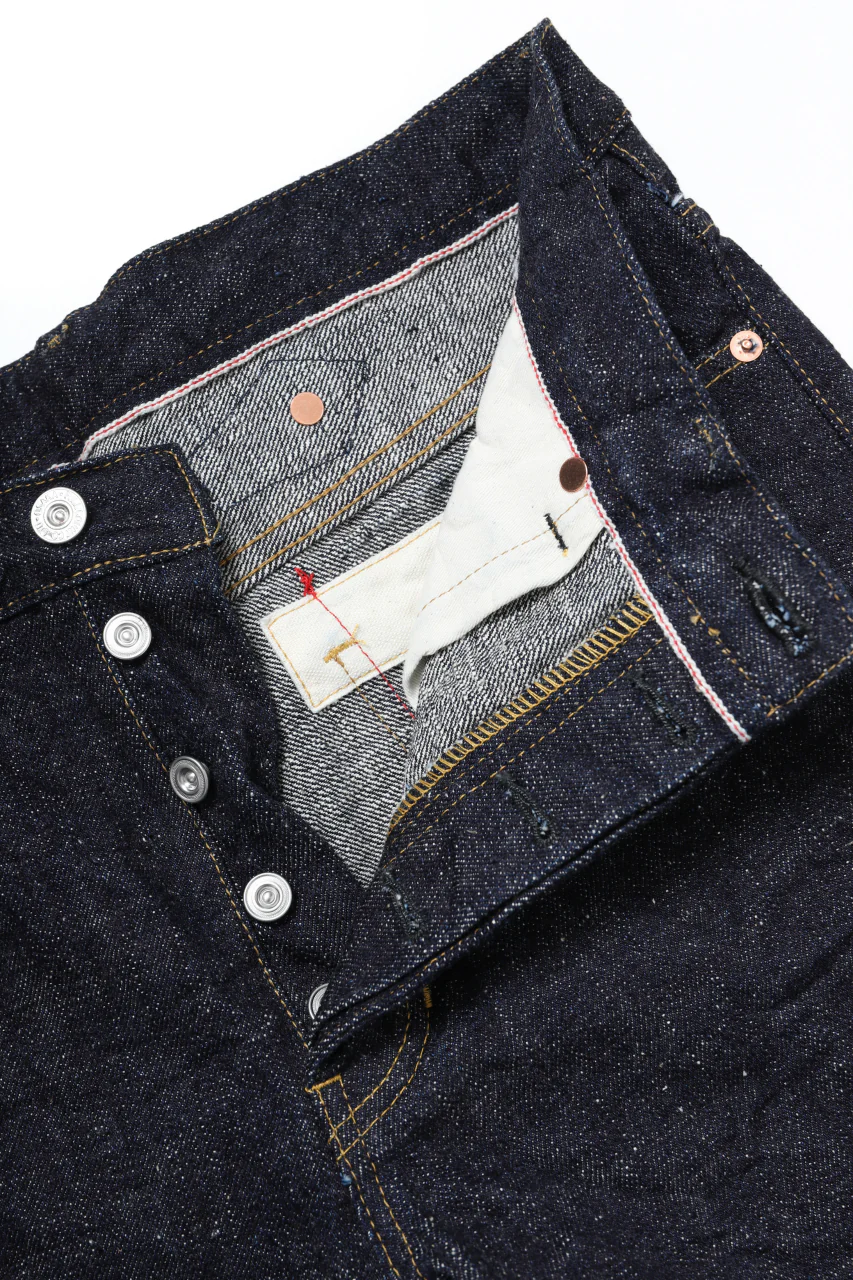 BACKLASH xx FULLCOUNT Collaboration STRAIGHT PANTS / 15.5oz ZIMBABWE DENIM (INDIGO BLUE) - Image 12