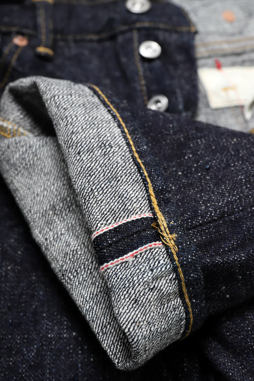 BACKLASH xx FULLCOUNT Collaboration STRAIGHT PANTS / 15.5oz ZIMBABWE DENIM (INDIGO BLUE) - Image 13