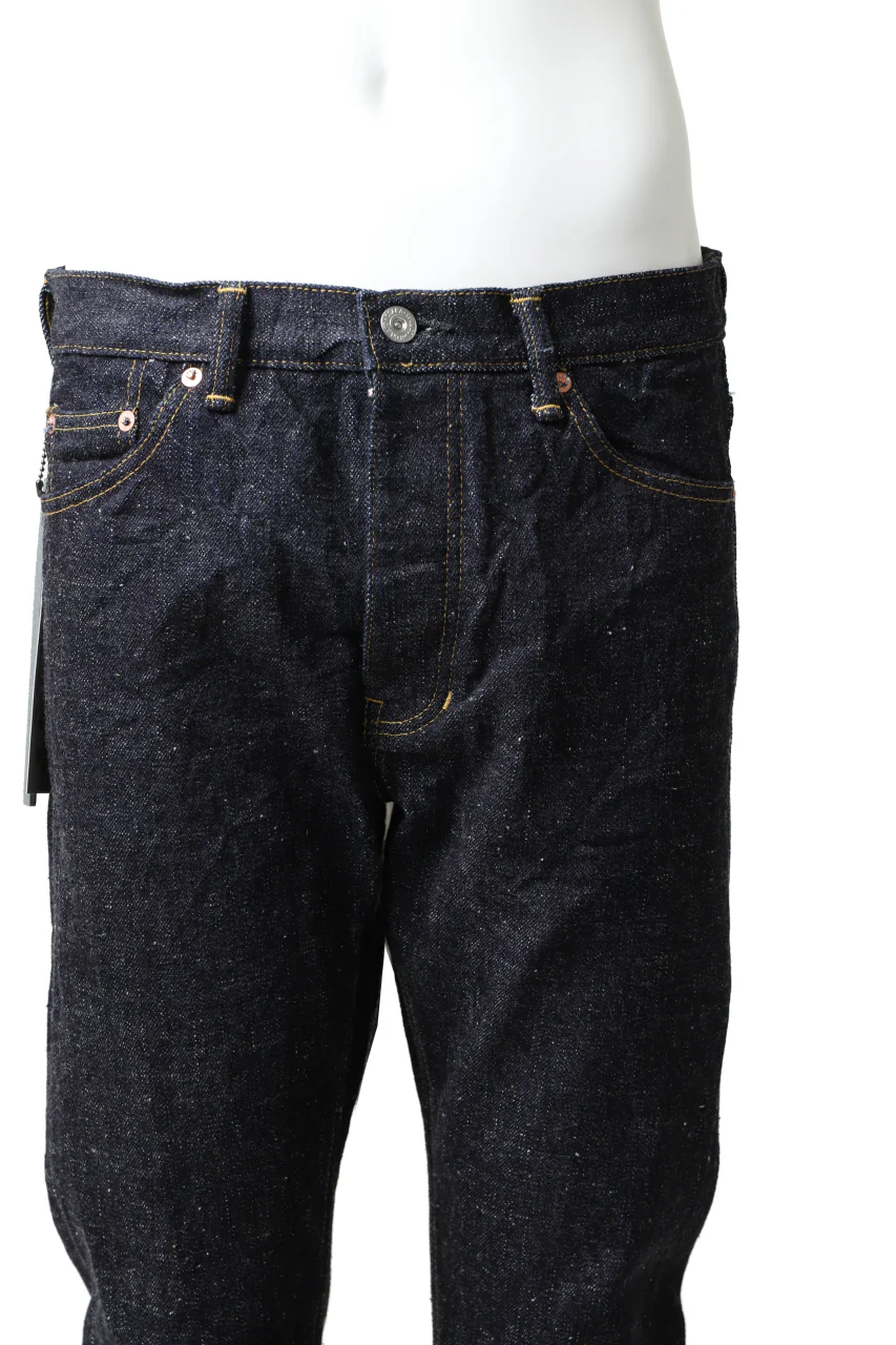 BACKLASH xx FULLCOUNT Collaboration STRAIGHT PANTS / 15.5oz ZIMBABWE DENIM (INDIGO BLUE) - Image 6