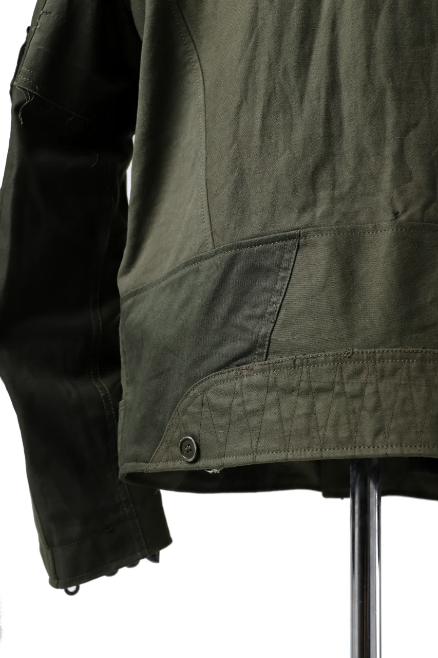 BACKLASH xx LOOM exclusive The Re-BUILD VINTAGE CUSTOM DOUBLE RIDERS JACKET (ARMY FIELD-A) - Image 23