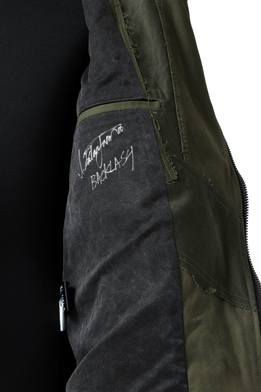 BACKLASH xx LOOM exclusive The Re-BUILD VINTAGE CUSTOM DOUBLE RIDERS JACKET (ARMY FIELD-A) - Image 25