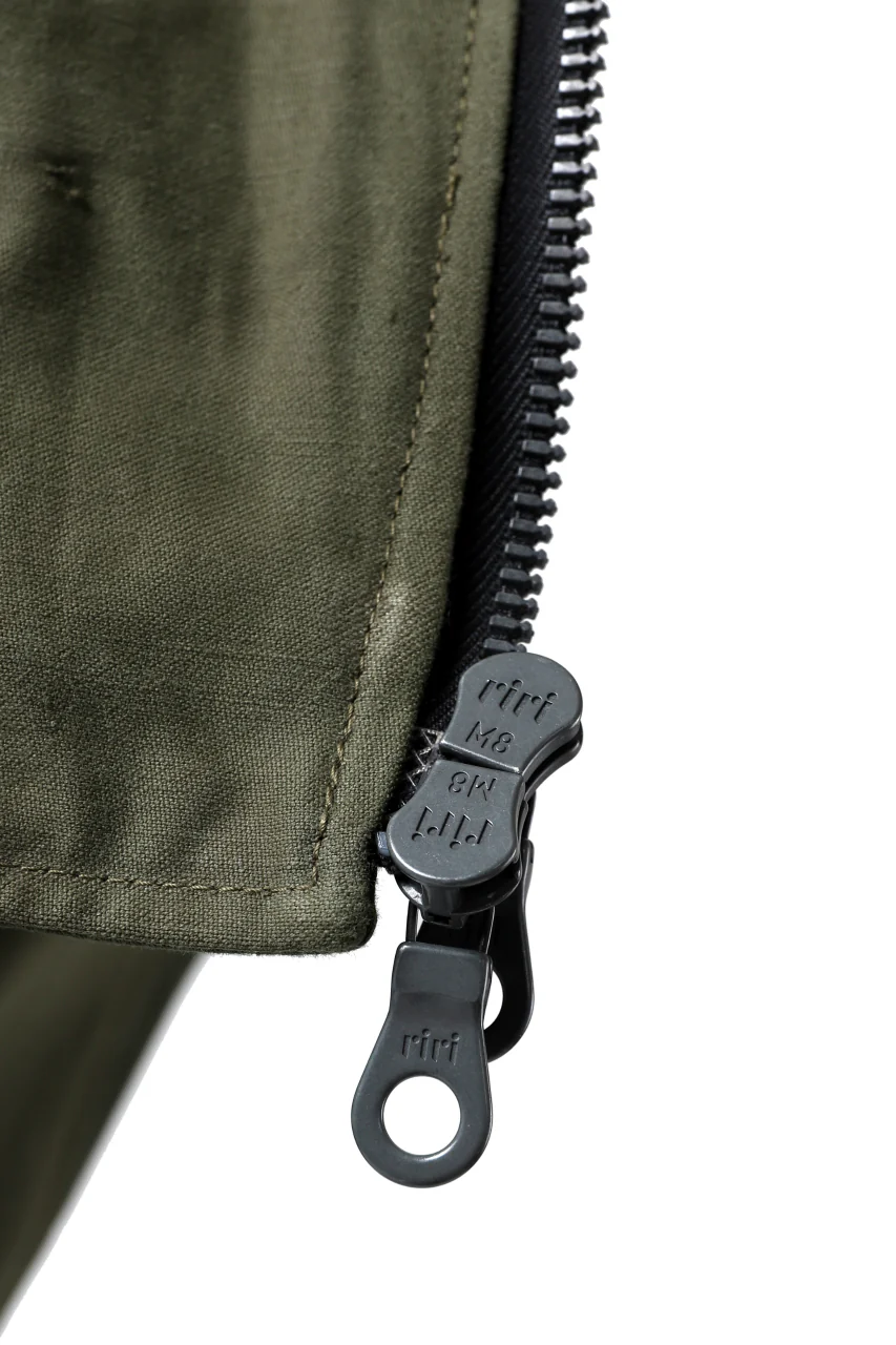 BACKLASH xx LOOM exclusive The Re-BUILD VINTAGE CUSTOM DOUBLE RIDERS JACKET (ARMY FIELD-A) - Image 26