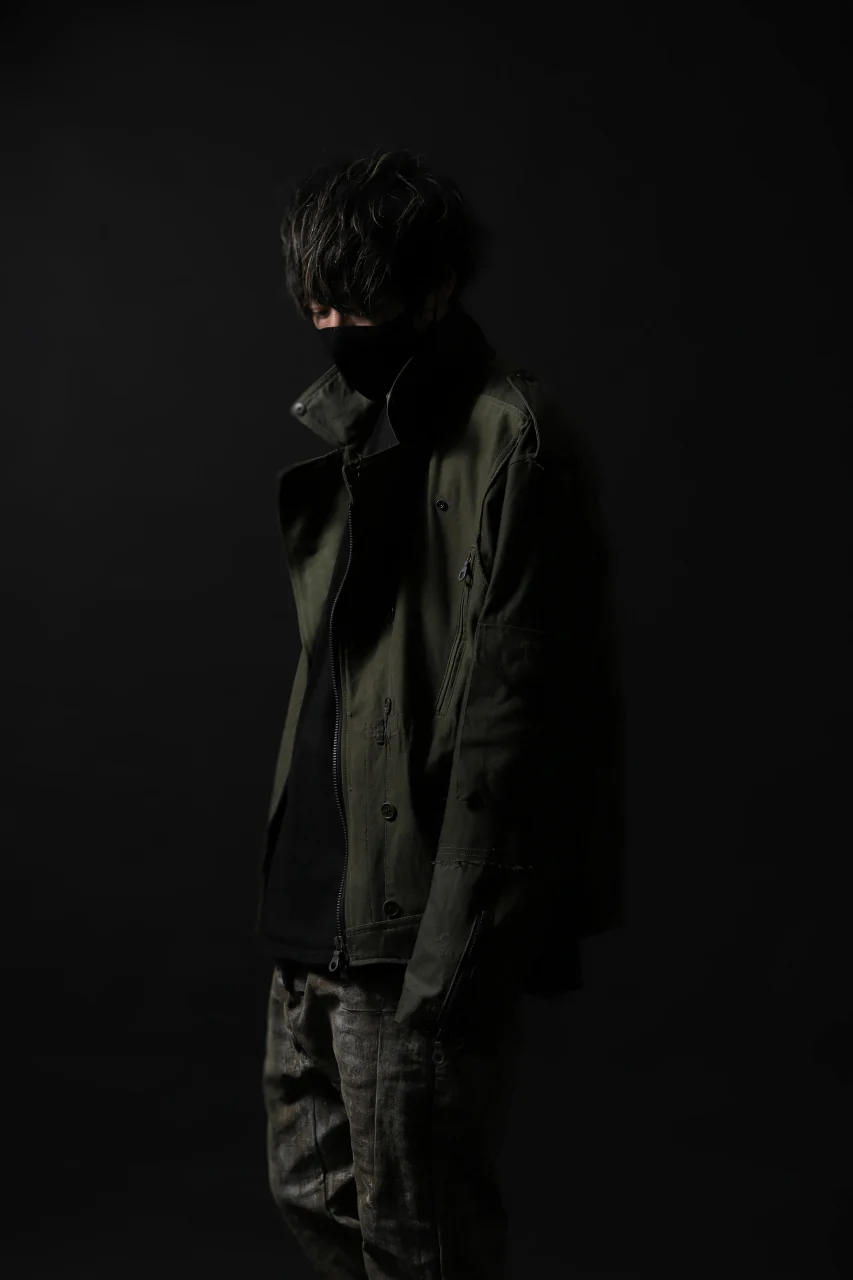 BACKLASH xx LOOM exclusive The Re-BUILD VINTAGE CUSTOM DOUBLE RIDERS JACKET (ARMY FIELD-A) - Image 33