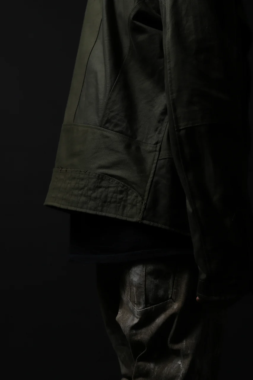 BACKLASH xx LOOM exclusive The Re-BUILD VINTAGE CUSTOM DOUBLE RIDERS JACKET (ARMY FIELD-A) - Image 41