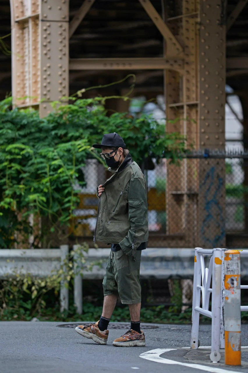 BACKLASH xx LOOM exclusive The Re-BUILD VINTAGE CUSTOM DOUBLE RIDERS JACKET (ARMY FIELD-A) - Image 52