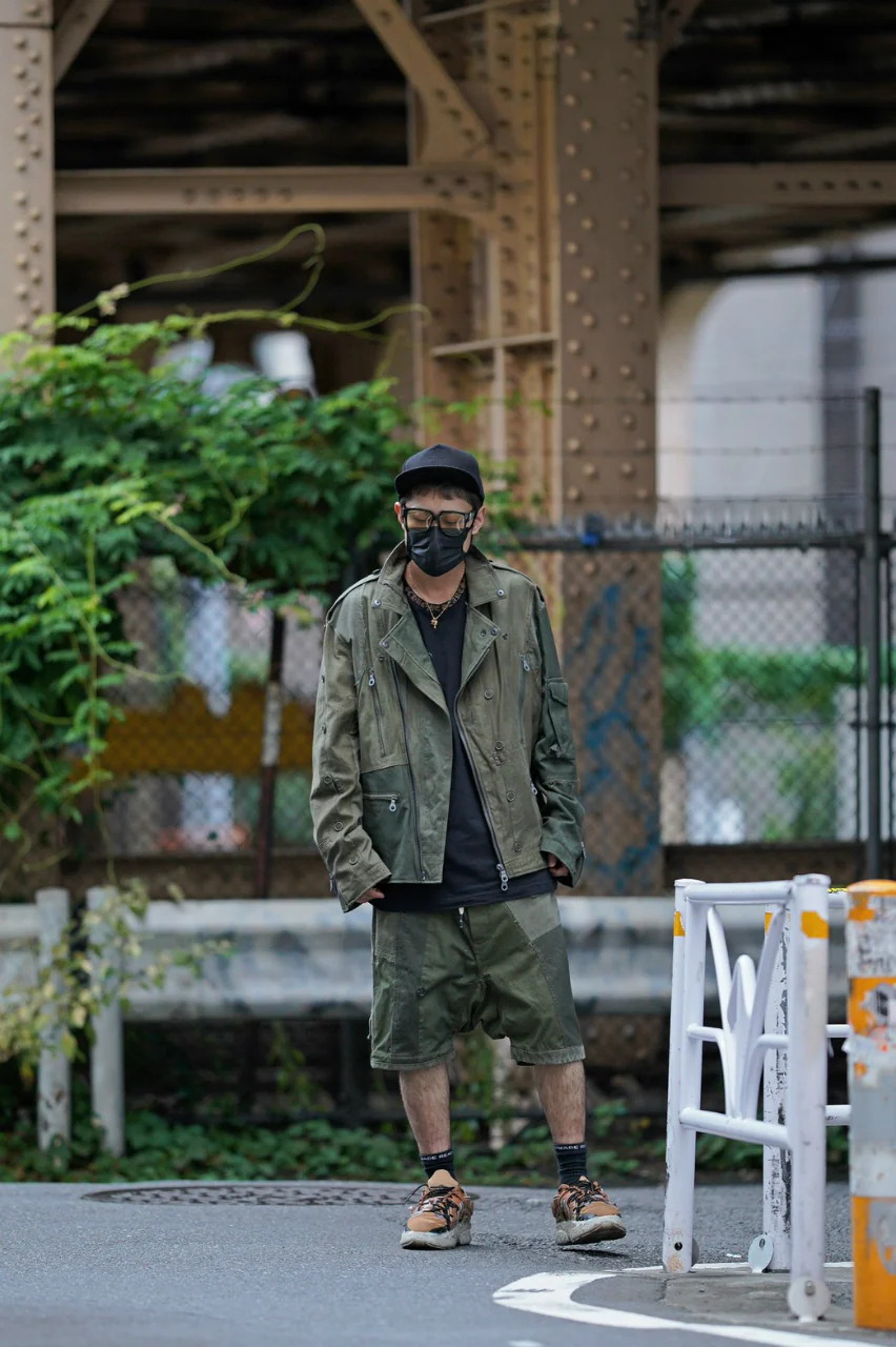 BACKLASH xx LOOM exclusive The Re-BUILD VINTAGE CUSTOM DOUBLE RIDERS JACKET (ARMY FIELD-A) - Image 55