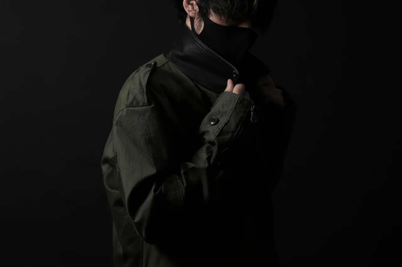 BACKLASH xx LOOM exclusive The Re-BUILD VINTAGE CUSTOM DOUBLE RIDERS JACKET (ARMY FIELD-A) - Image 60