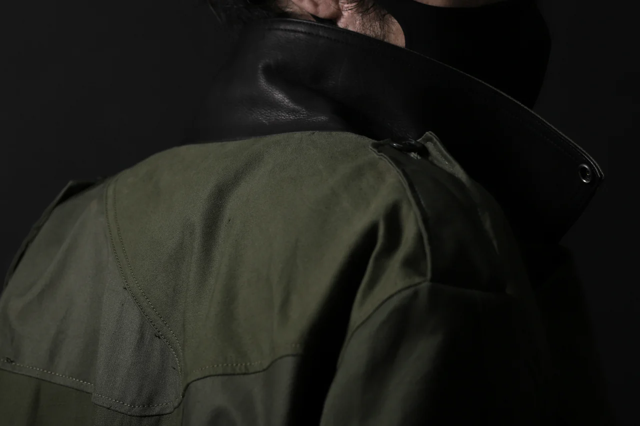 BACKLASH xx LOOM exclusive The Re-BUILD VINTAGE CUSTOM DOUBLE RIDERS JACKET (ARMY FIELD-A) - Image 64