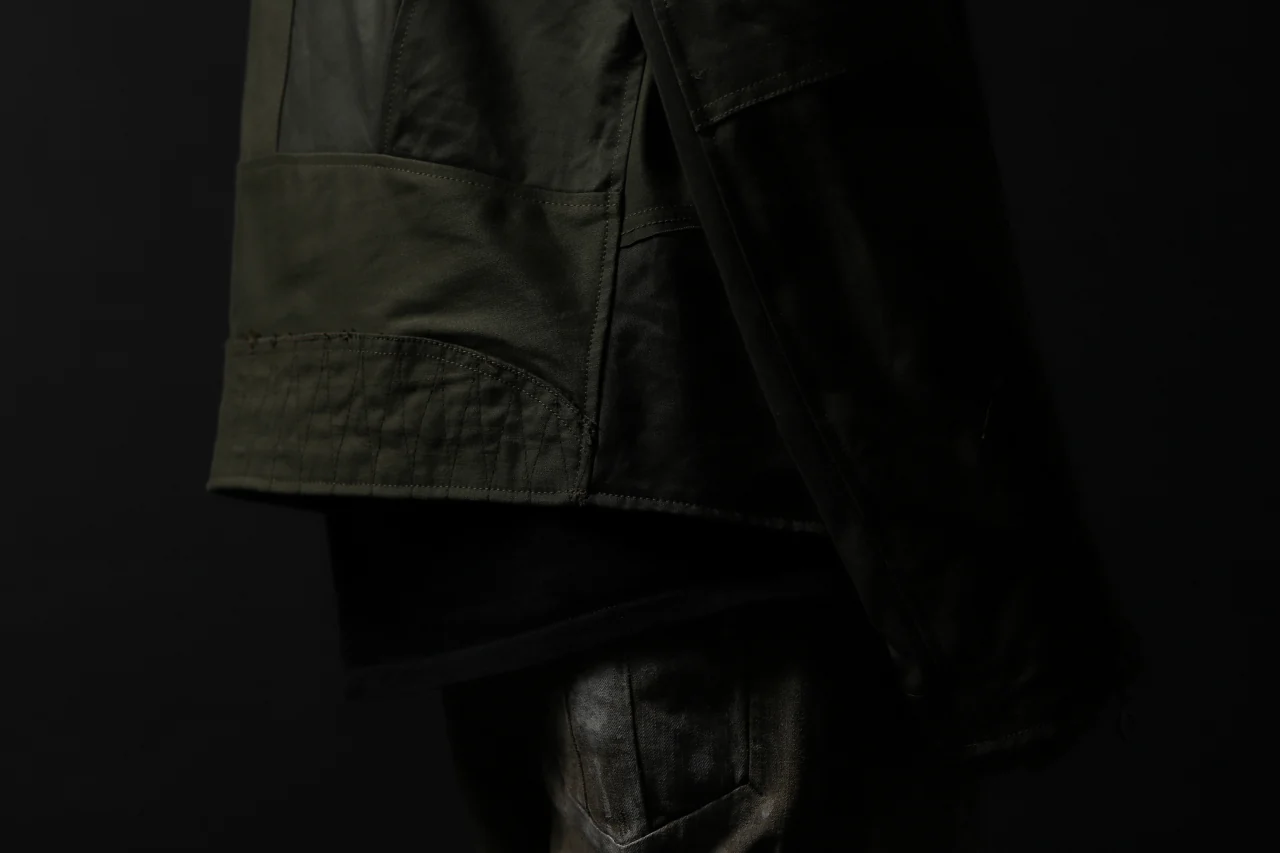 BACKLASH xx LOOM exclusive The Re-BUILD VINTAGE CUSTOM DOUBLE RIDERS JACKET (ARMY FIELD-A) - Image 66