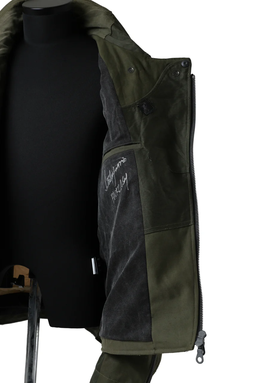BACKLASH xx LOOM exclusive The Re-BUILD VINTAGE CUSTOM DOUBLE RIDERS JACKET (ARMY FIELD-B) - Image 30