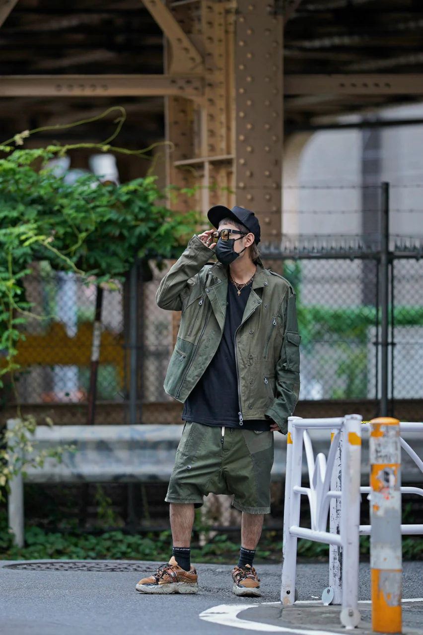 BACKLASH xx LOOM exclusive The Re-BUILD VINTAGE CUSTOM DOUBLE RIDERS JACKET (ARMY FIELD-B) - Image 61