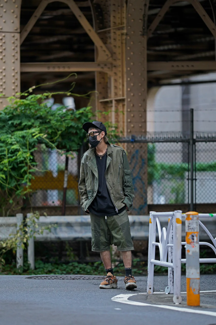 BACKLASH xx LOOM exclusive The Re-BUILD VINTAGE CUSTOM DOUBLE RIDERS JACKET (ARMY FIELD-B) - Image 63