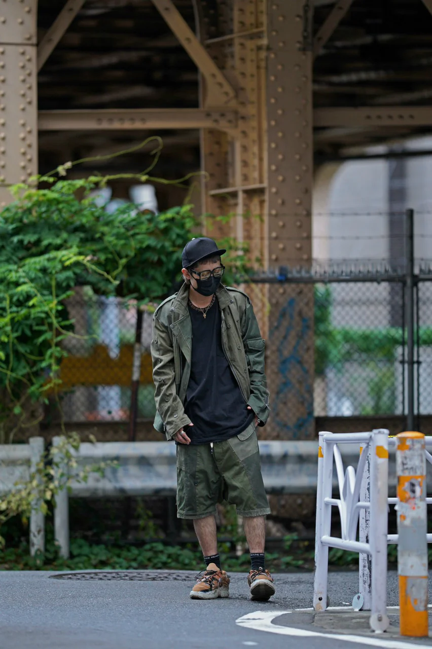 BACKLASH xx LOOM exclusive The Re-BUILD VINTAGE CUSTOM DOUBLE RIDERS JACKET (ARMY FIELD-B) - Image 64