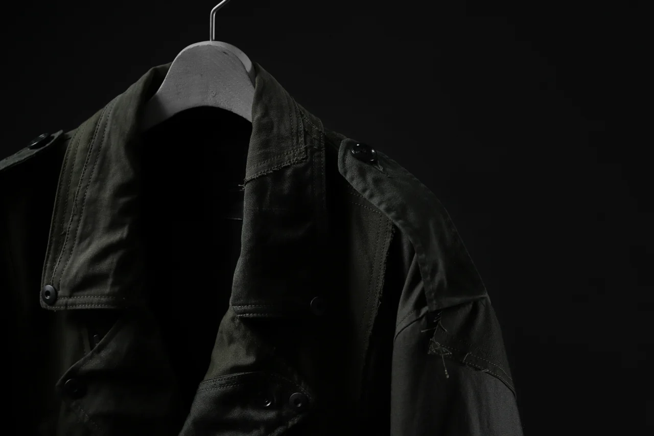 BACKLASH xx LOOM exclusive The Re-BUILD VINTAGE CUSTOM DOUBLE RIDERS JACKET (ARMY FIELD-B) - Image 68