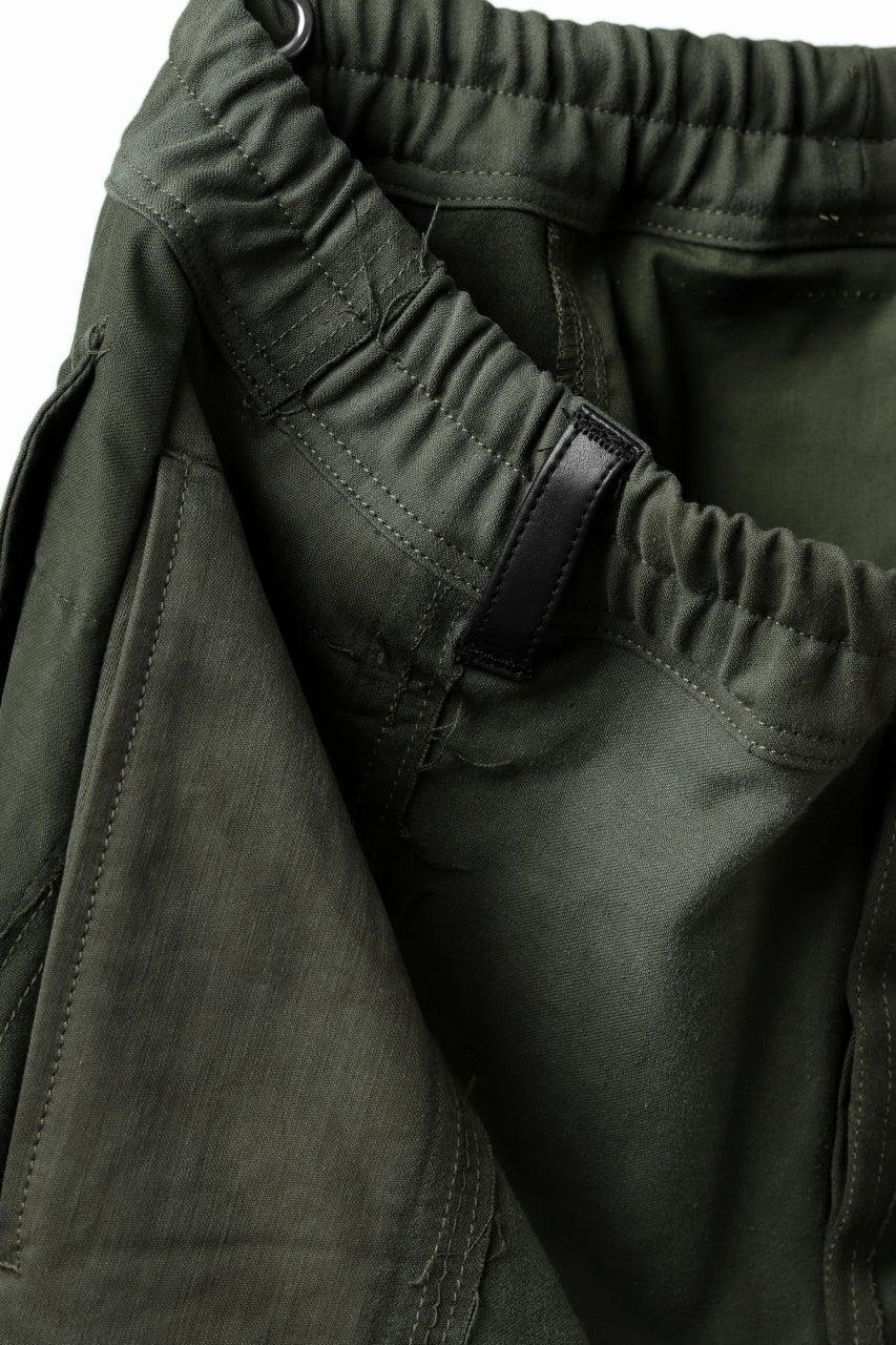 BACKLASH xx LOOM exclusive The Re-BUILD VINTAGE CUSTOM SARROUEL SHORTS (ARMY FIELD-A) - Image 12