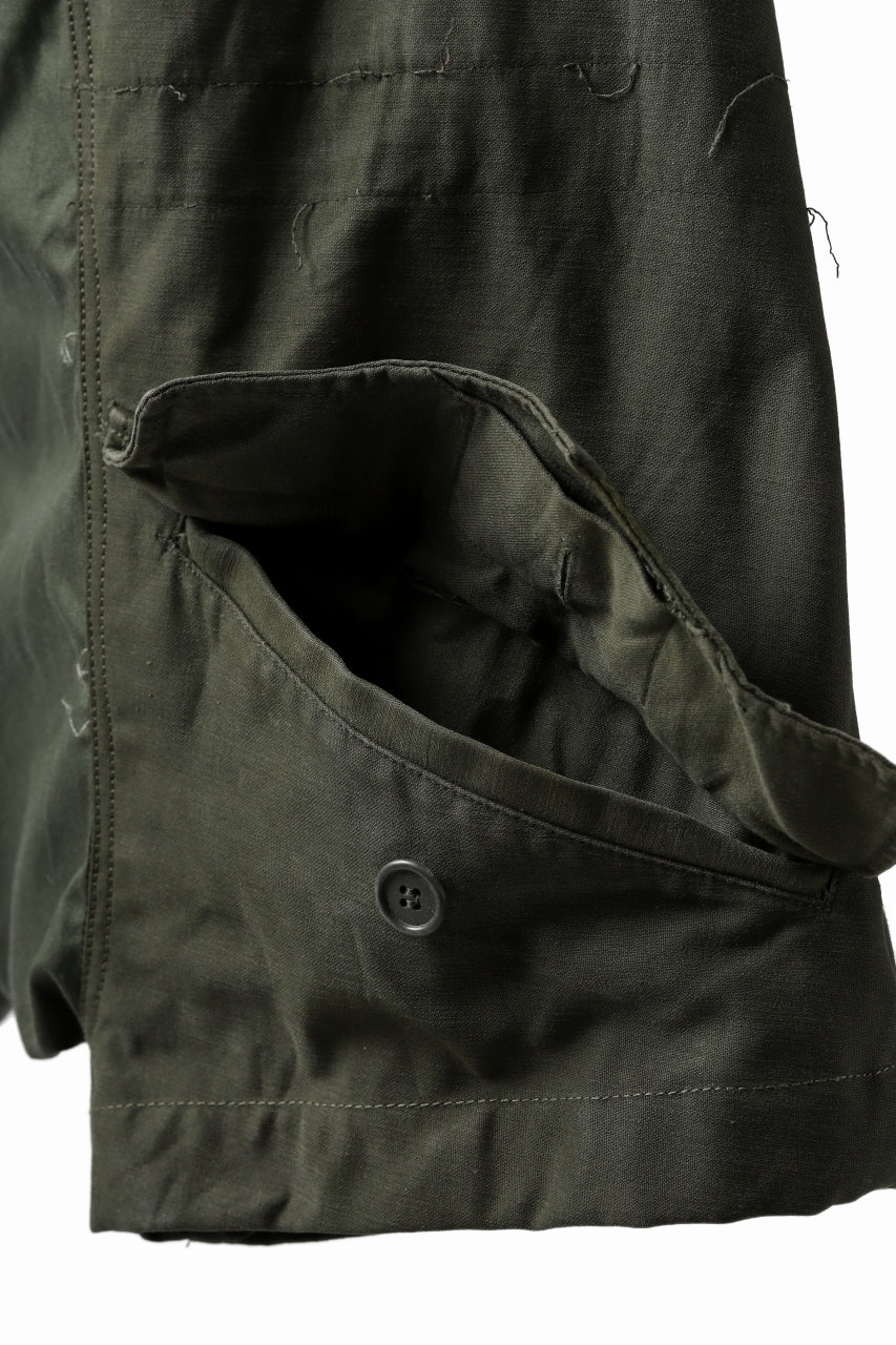 BACKLASH xx LOOM exclusive The Re-BUILD VINTAGE CUSTOM SARROUEL SHORTS (ARMY FIELD-A) - Image 19