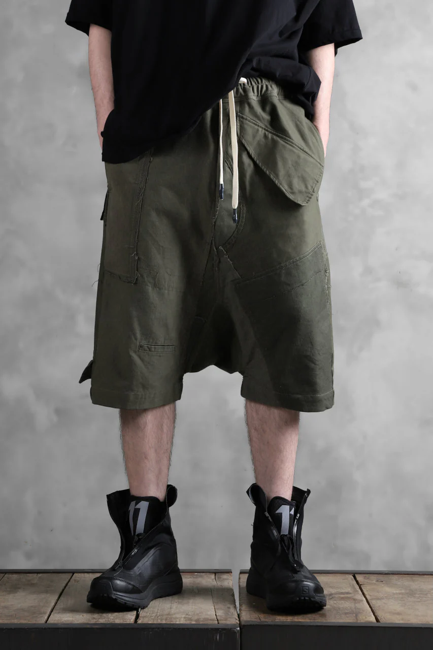 BACKLASH xx LOOM exclusive The Re-BUILD VINTAGE CUSTOM SARROUEL SHORTS (ARMY FIELD-A) - Image 22