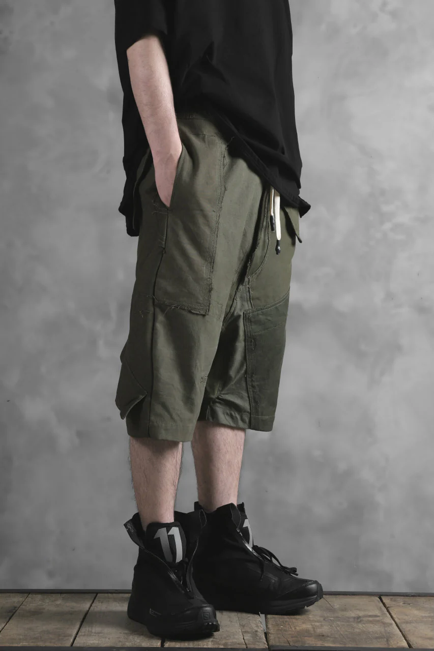 BACKLASH xx LOOM exclusive The Re-BUILD VINTAGE CUSTOM SARROUEL SHORTS (ARMY FIELD-A) - Image 26
