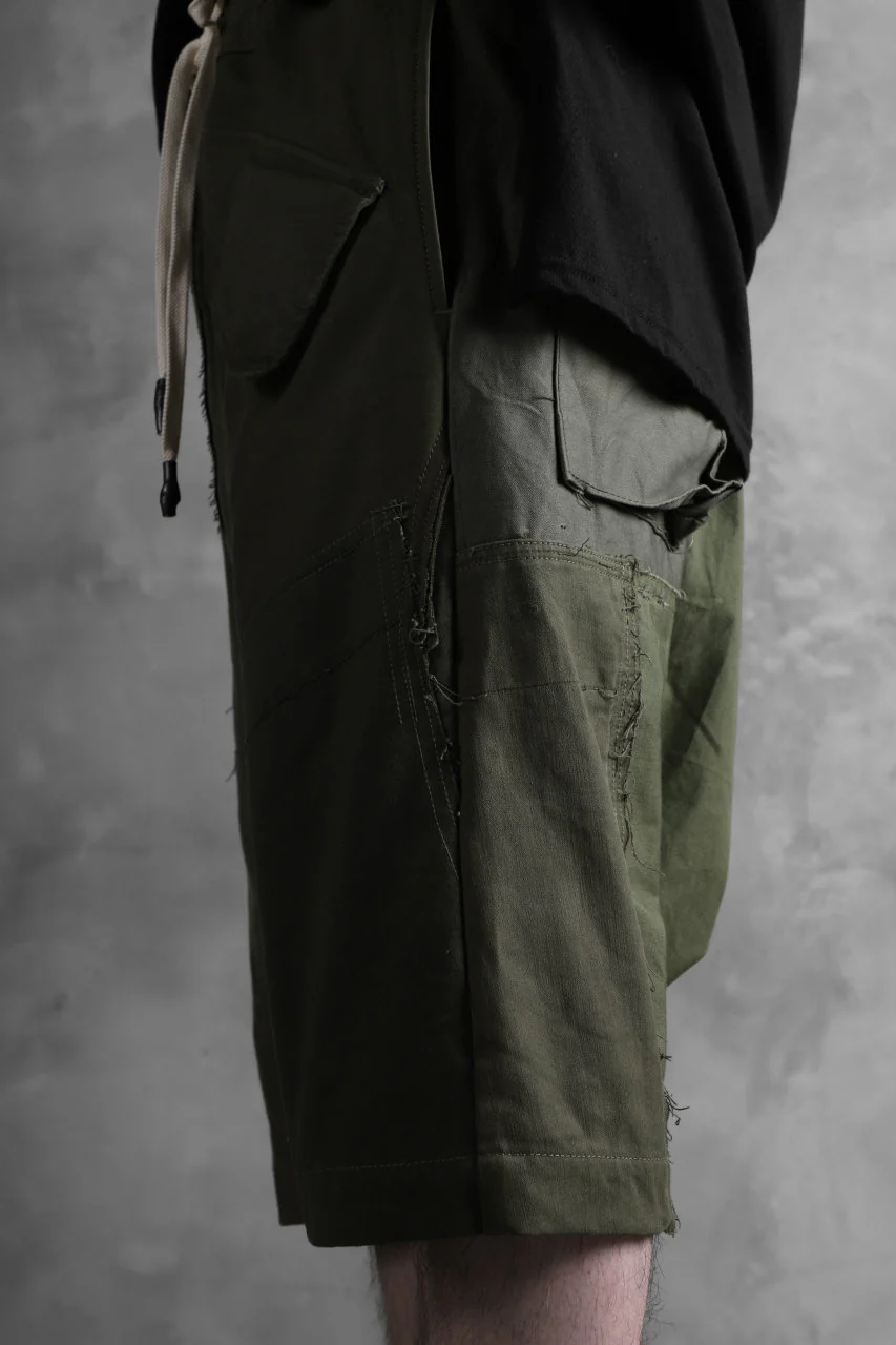 BACKLASH xx LOOM exclusive The Re-BUILD VINTAGE CUSTOM SARROUEL SHORTS (ARMY FIELD-A) - Image 32
