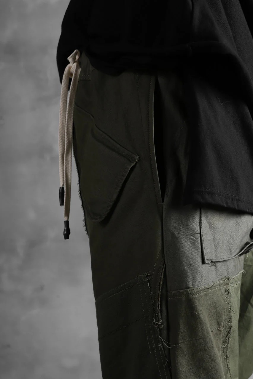 BACKLASH xx LOOM exclusive The Re-BUILD VINTAGE CUSTOM SARROUEL SHORTS (ARMY FIELD-A) - Image 33
