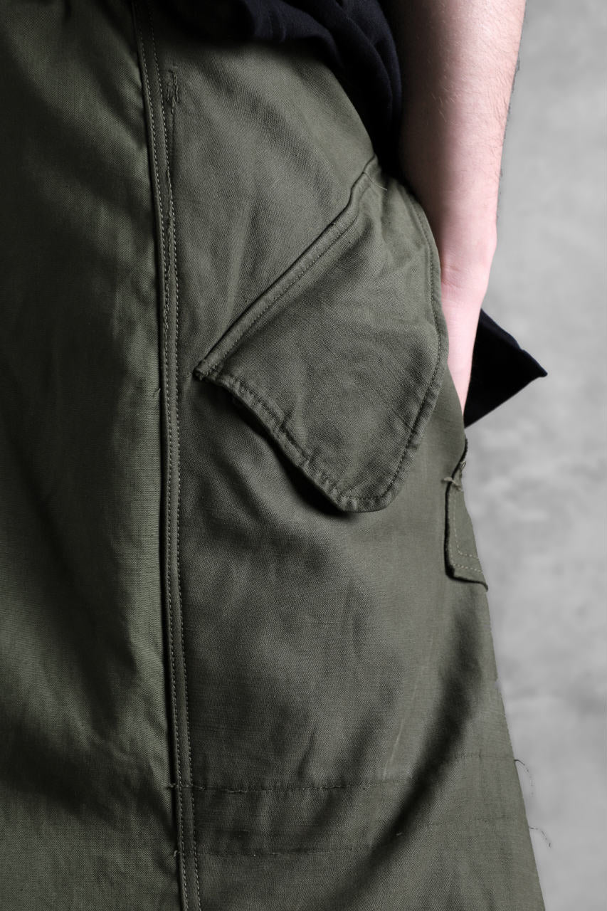 BACKLASH xx LOOM exclusive The Re-BUILD VINTAGE CUSTOM SARROUEL SHORTS (ARMY FIELD-A) - Image 36