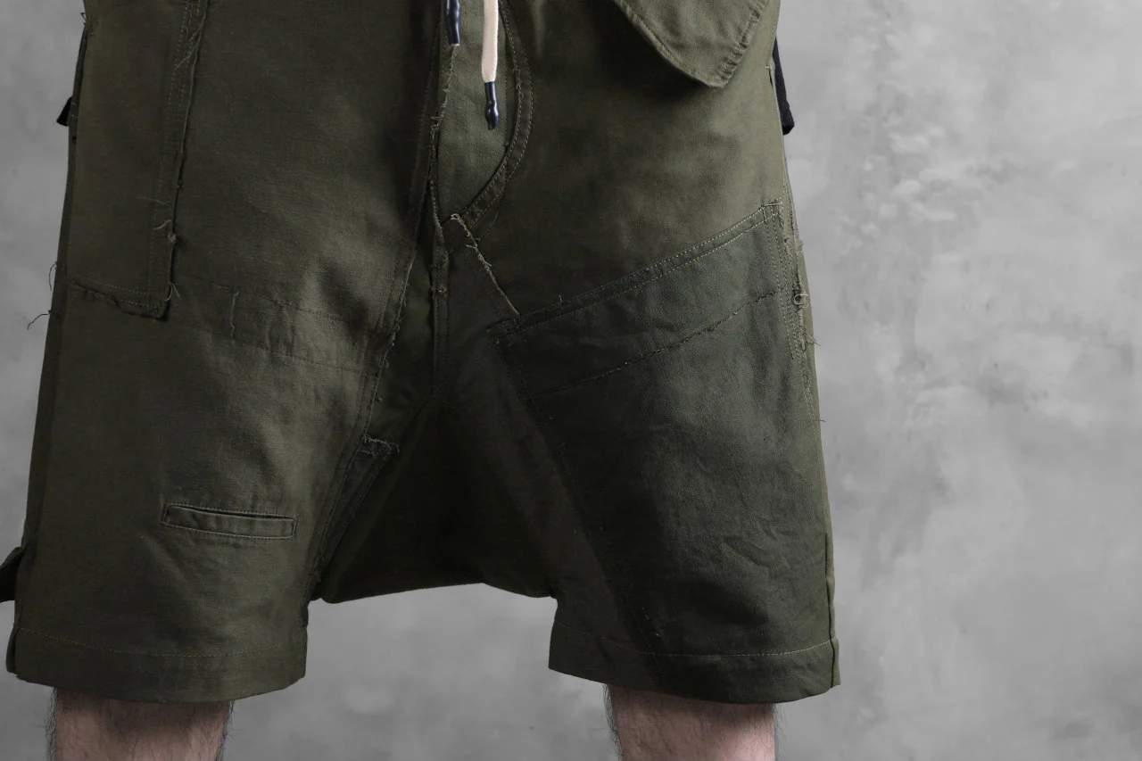 BACKLASH xx LOOM exclusive The Re-BUILD VINTAGE CUSTOM SARROUEL SHORTS (ARMY FIELD-A) - Image 41