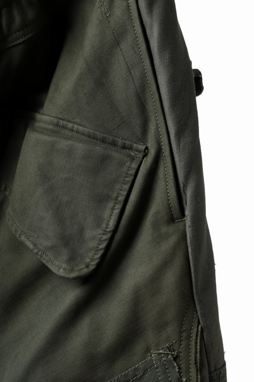 BACKLASH xx LOOM exclusive The Re-BUILD VINTAGE CUSTOM SARROUEL SHORTS (ARMY FIELD-A) - Image 9