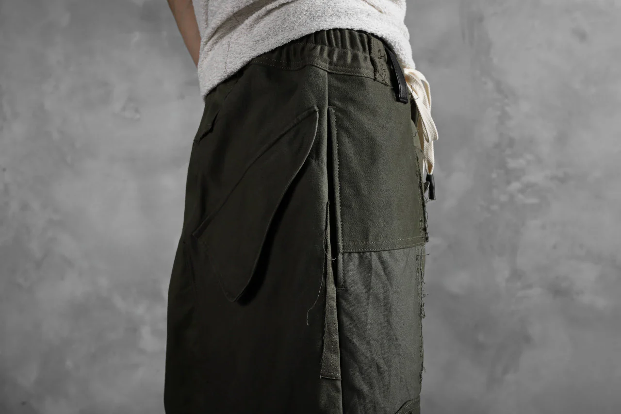 BACKLASH xx LOOM exclusive The Re-BUILD VINTAGE CUSTOM SARROUEL SHORTS (ARMY FIELD-B) - Image 34