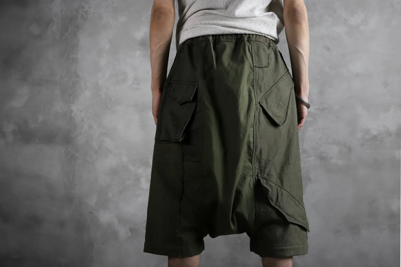 BACKLASH xx LOOM exclusive The Re-BUILD VINTAGE CUSTOM SARROUEL SHORTS (ARMY FIELD-B) - Image 36