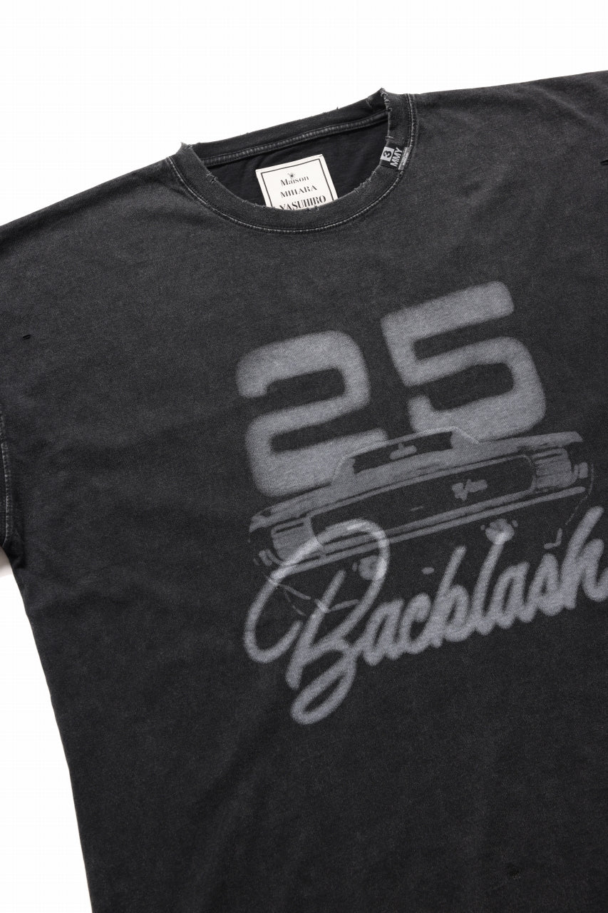 BACKLASH xx Maison MIHARA YASUHIRO 25th ANNIVERSARY GRAPHIC T-SHIRT (BLACK) - Image 11