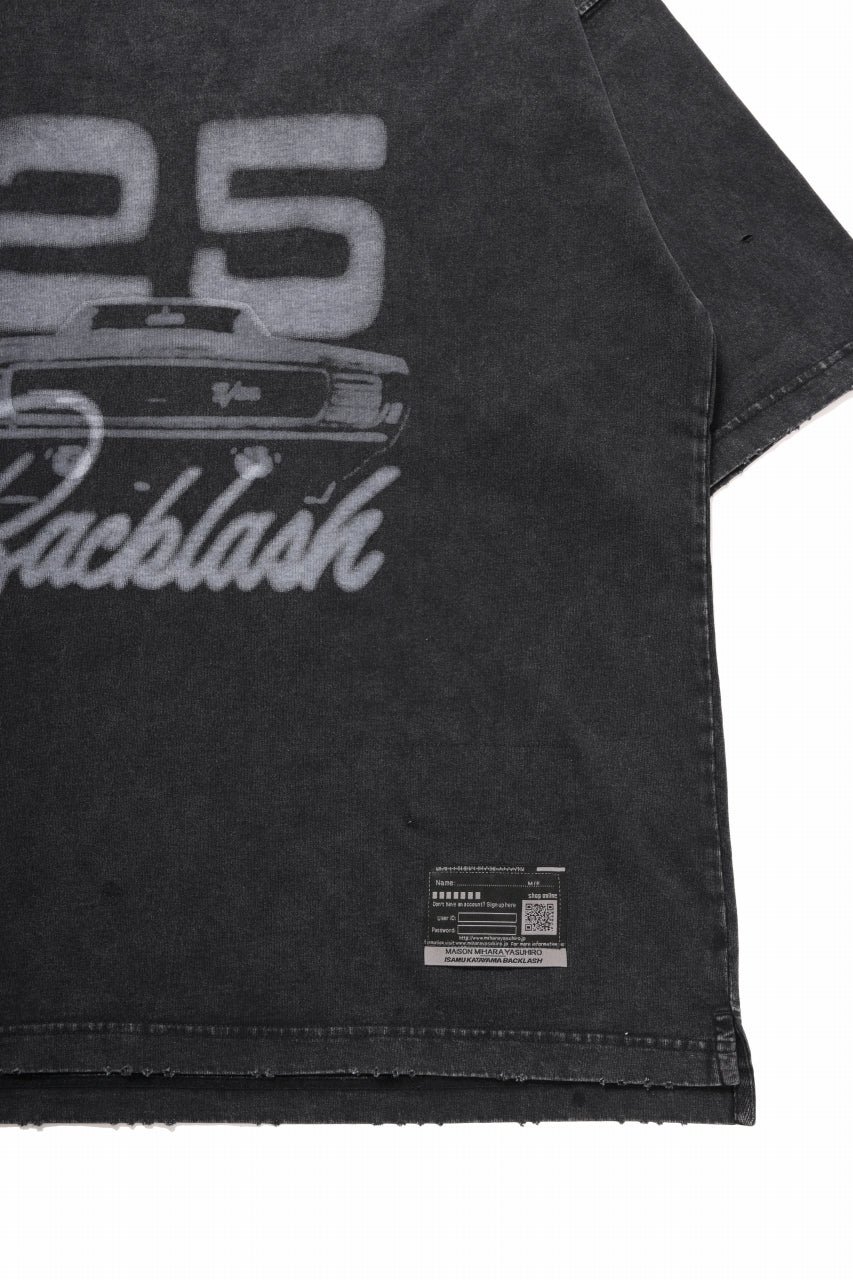 BACKLASH xx Maison MIHARA YASUHIRO 25th ANNIVERSARY GRAPHIC T-SHIRT (BLACK) - Image 13