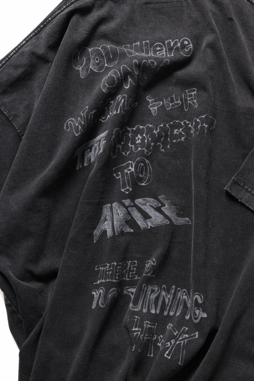 BACKLASH xx Maison MIHARA YASUHIRO 25th ANNIVERSARY GRAPHIC T-SHIRT (BLACK) - Image 6