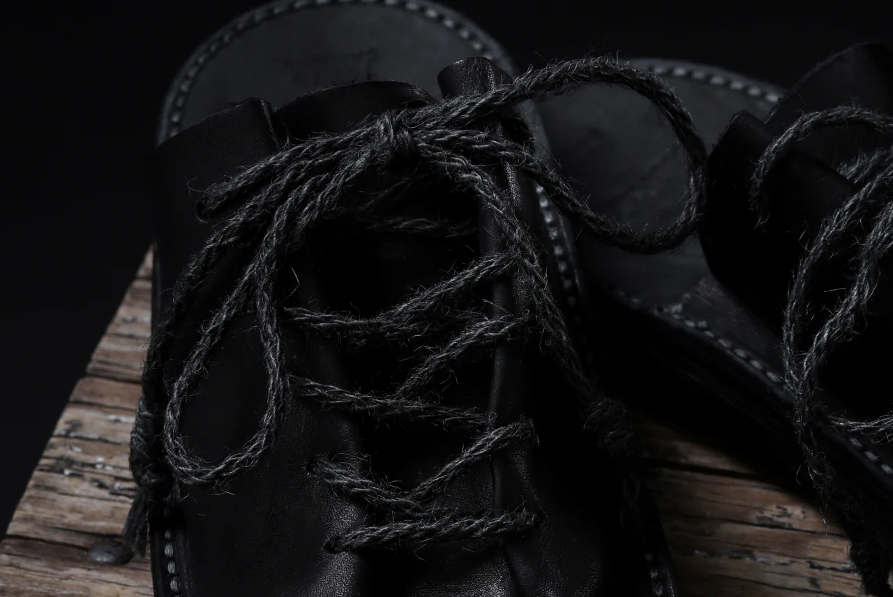 BACKLASH xx TOKYOSANDAL DRAPE FITTED SANDAL / DOUBLE SHOULDER OBJECT DYED (BLACK) - Image 13
