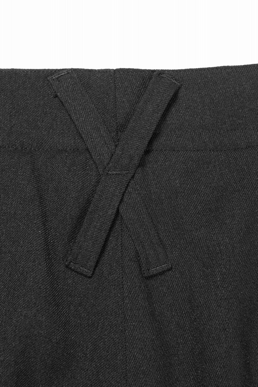 beauty : beast 6Q LAYERED SAROUEL PANTS (BLACK) - Image 8