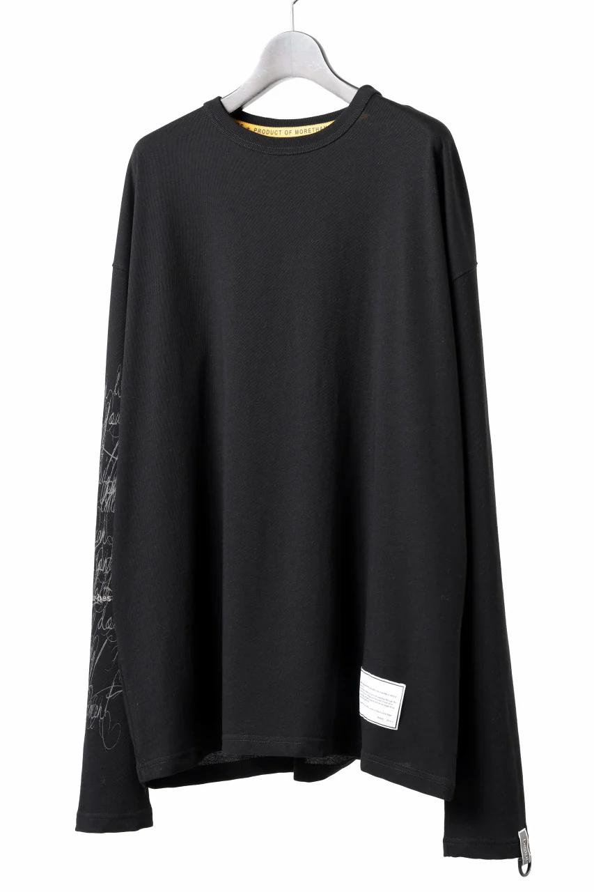 beauty : beast ART ZERO L/S TEE (BLACK) - Image 3