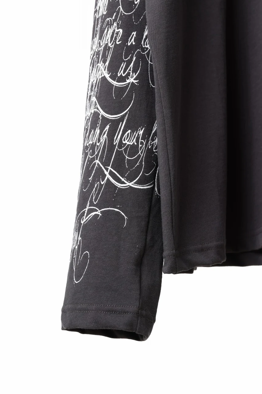 beauty : beast ART ZERO L/S TEE (D.GRAY) - Image 6