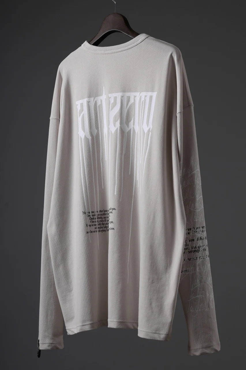 beauty : beast ART ZERO L/S TEE (GRAYGE) - Image 2