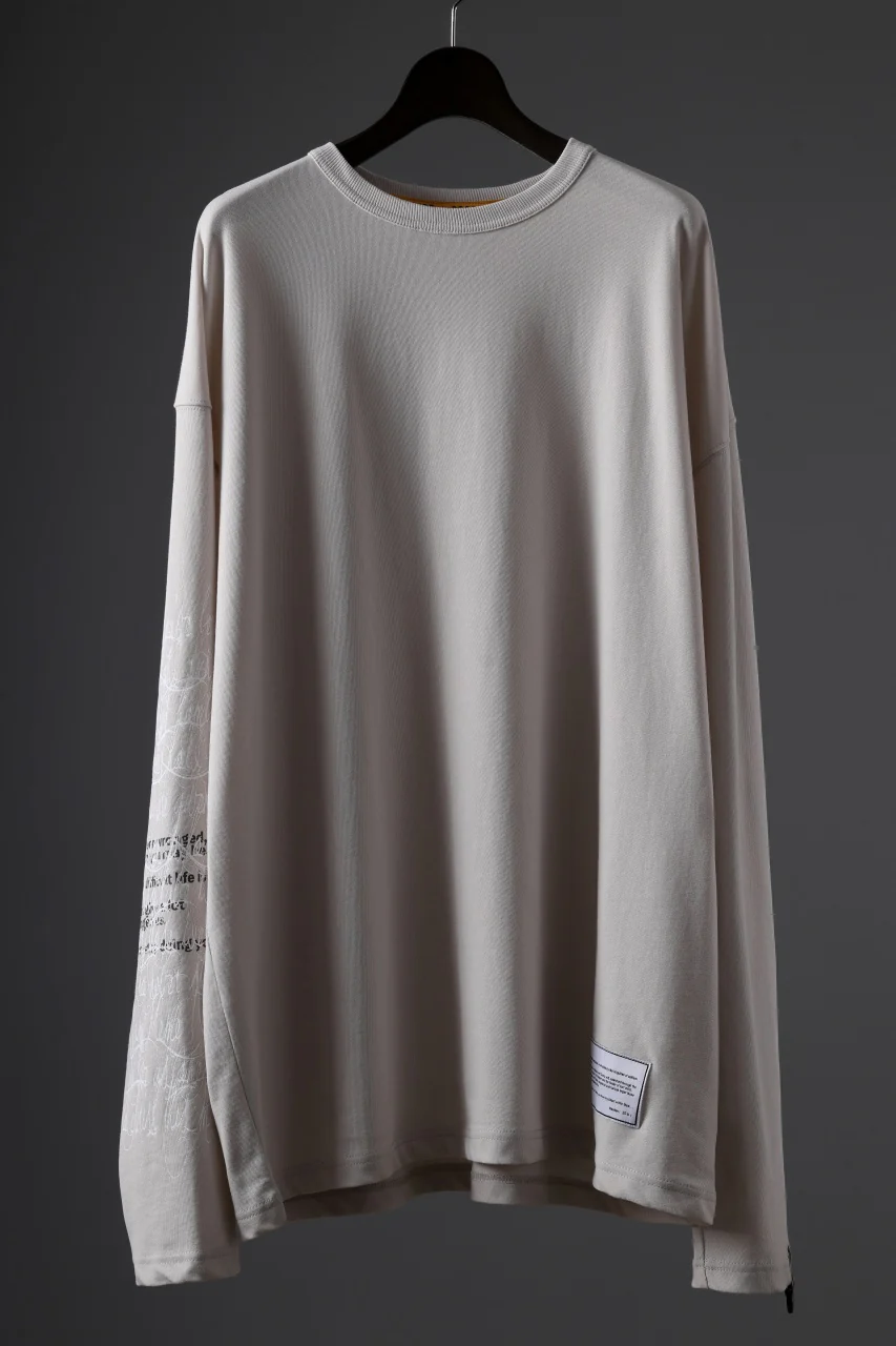 beauty : beast ART ZERO L/S TEE (GRAYGE) - Image 3