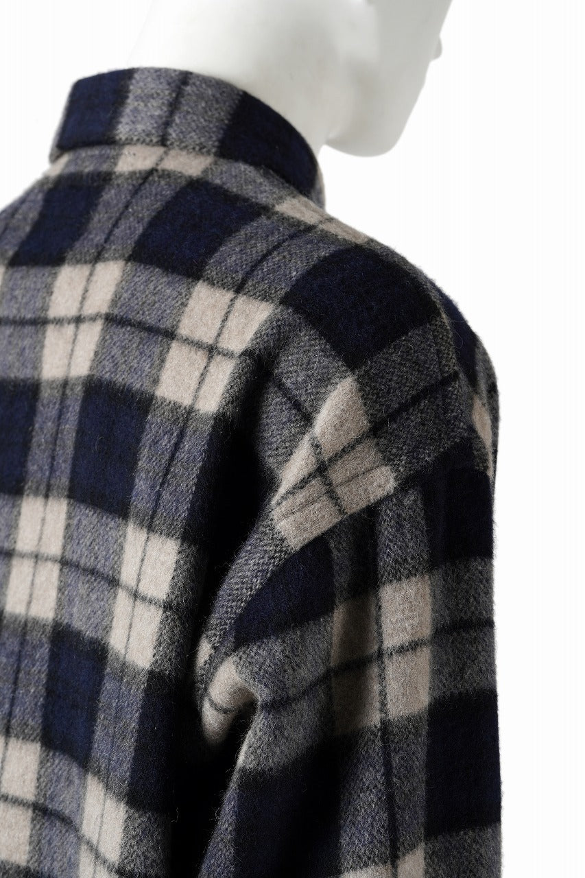 beauty : beast BEAVER TARTAN CHECK SHIRT (BEIGE CHECK) - Image 8