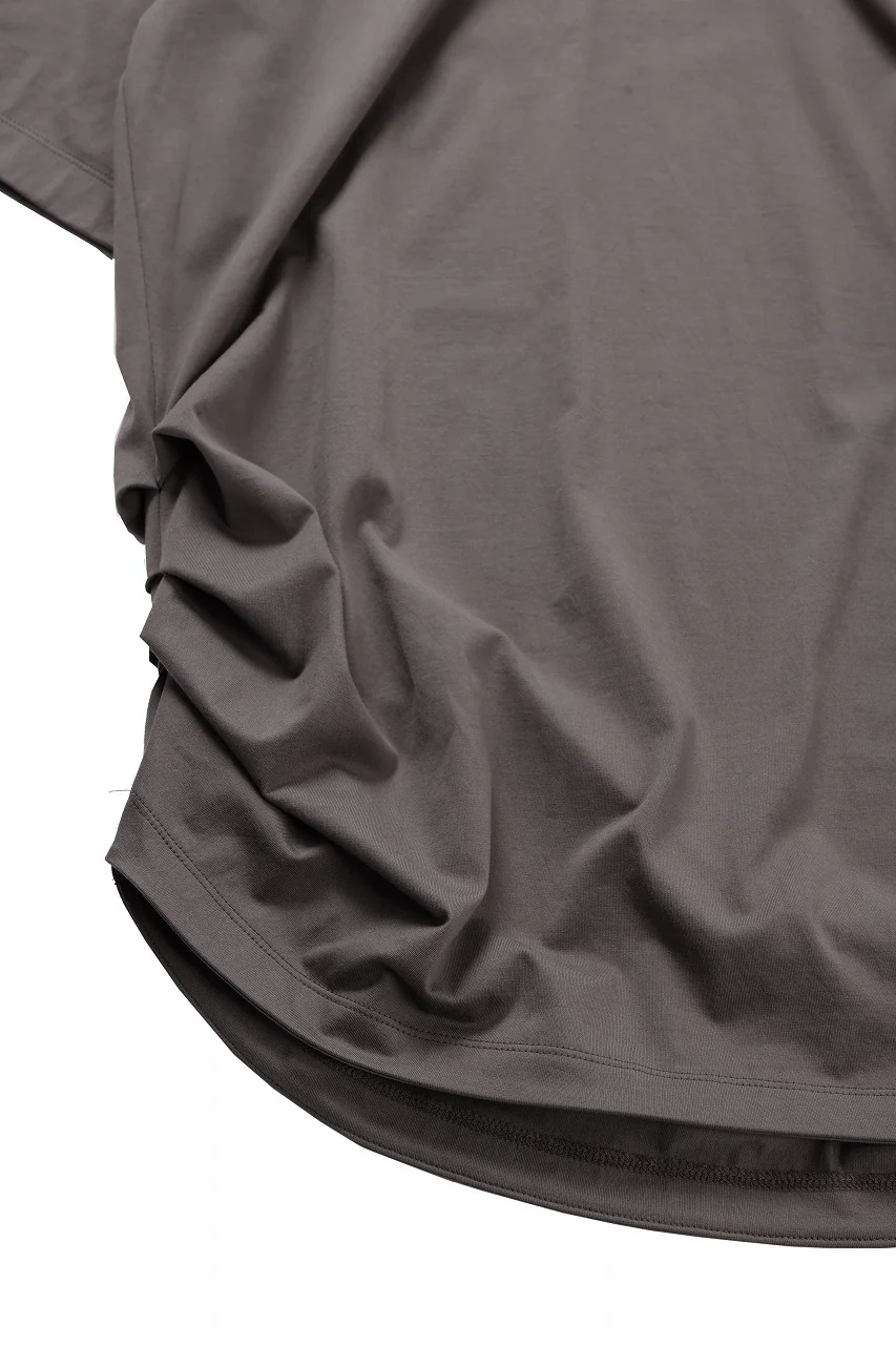 beauty : beast CRUMPLED NECK S/S TOP (MOCHA) - Image 10