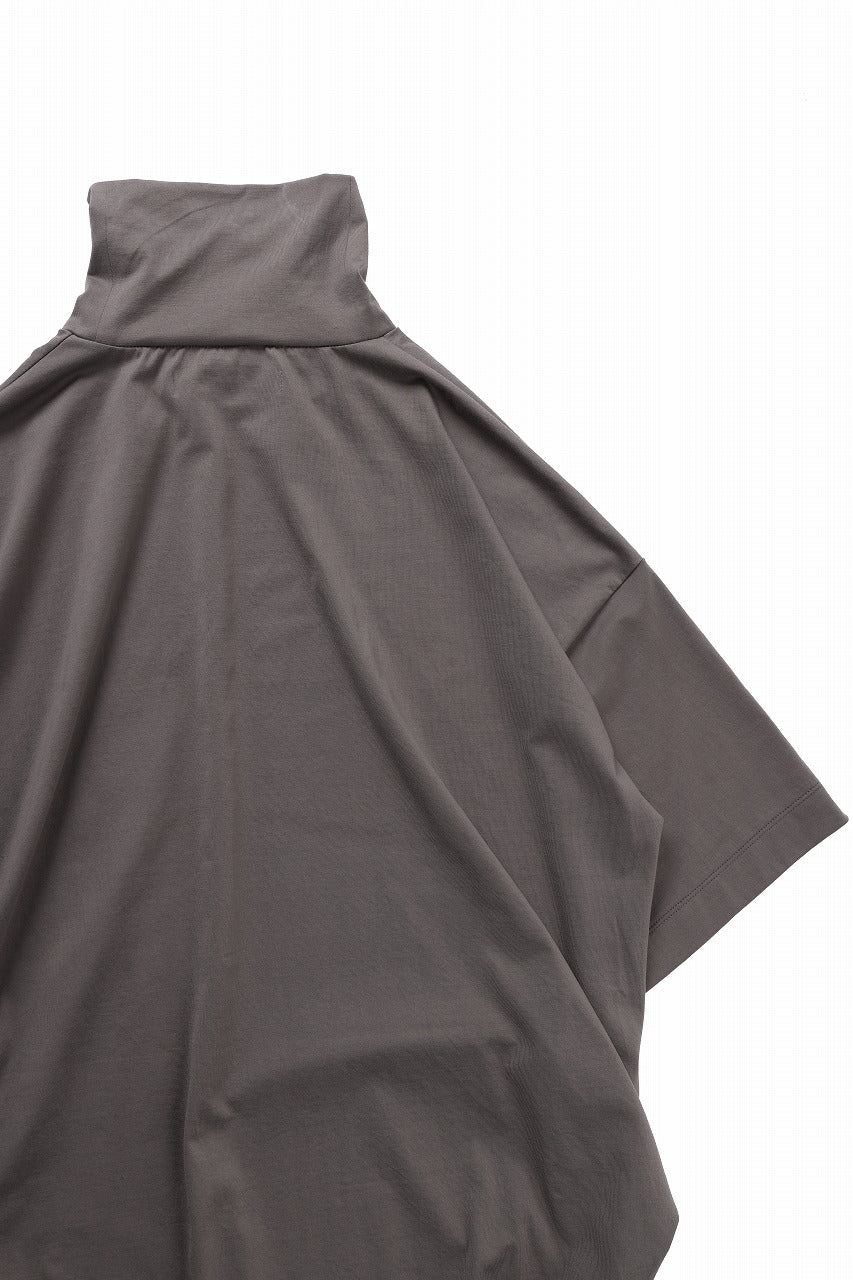 beauty : beast CRUMPLED NECK S/S TOP (MOCHA) - Image 11