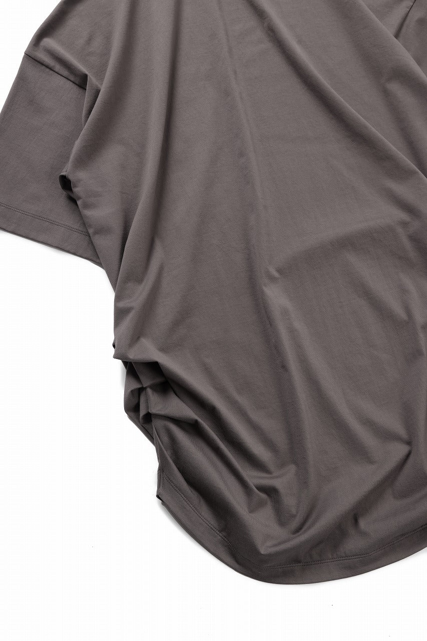 beauty : beast CRUMPLED NECK S/S TOP (MOCHA) - Image 8