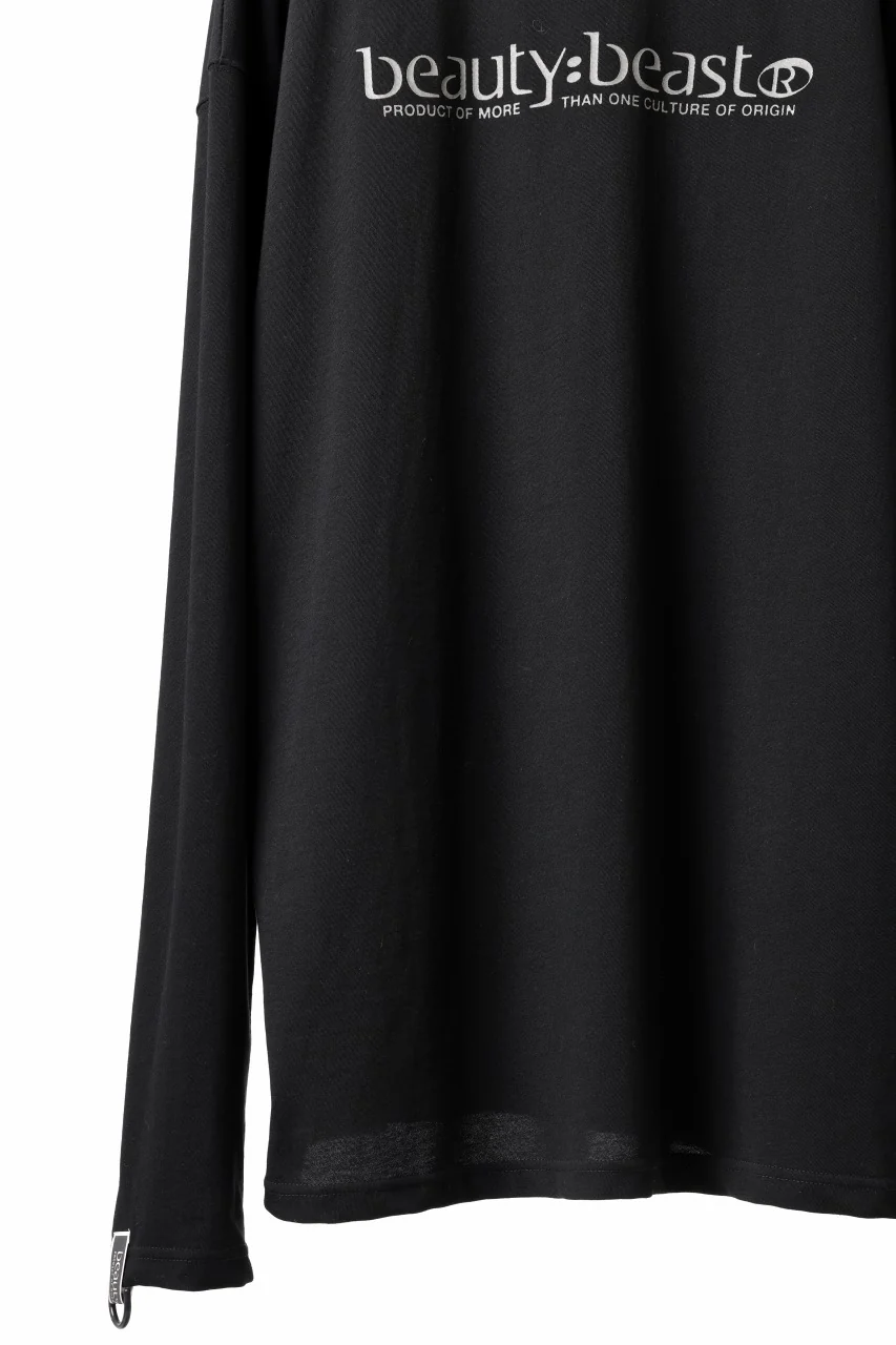 beauty : beast DARK KNIGHT L/S TEE (BLACK) - Image 10
