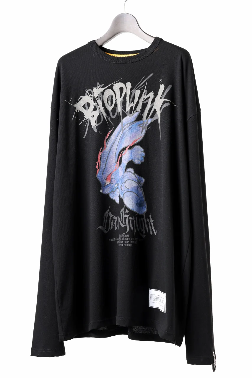 beauty : beast DARK KNIGHT L/S TEE (BLACK) - Image 2