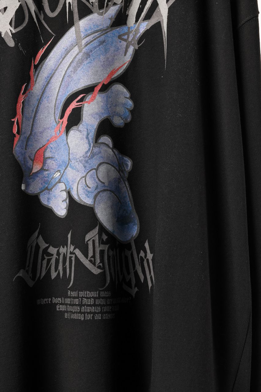 beauty : beast DARK KNIGHT L/S TEE (BLACK) - Image 7