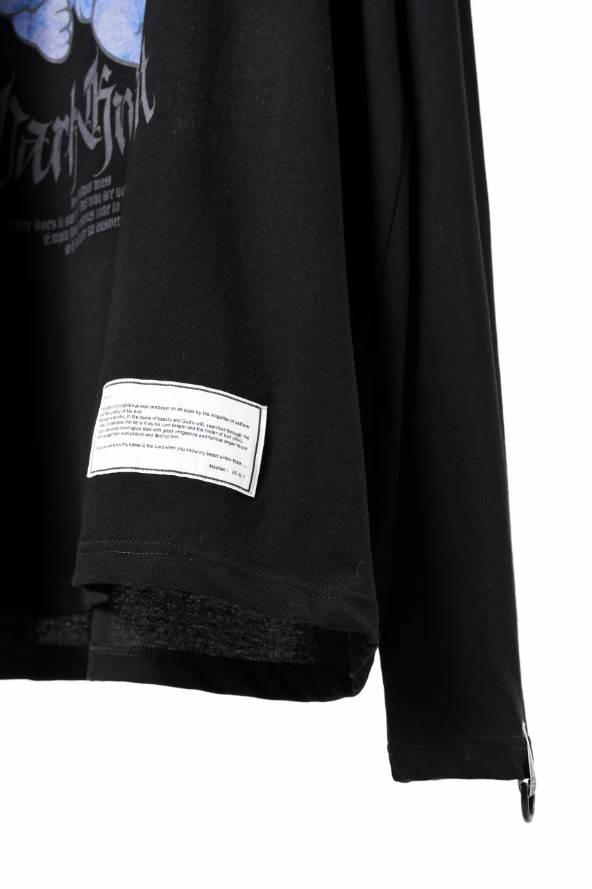 beauty : beast DARK KNIGHT L/S TEE (BLACK) - Image 8