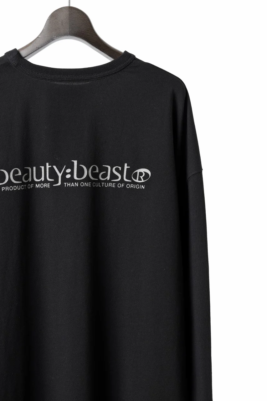 beauty : beast DARK KNIGHT L/S TEE (BLACK) - Image 9
