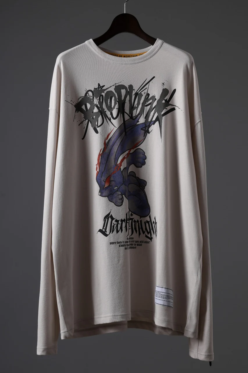 beauty : beast DARK KNIGHT L/S TEE (GRAYGE)
